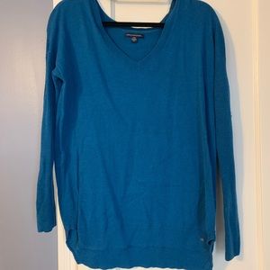 COPY - Cozy Blue V-Neck American Eagle Sweater